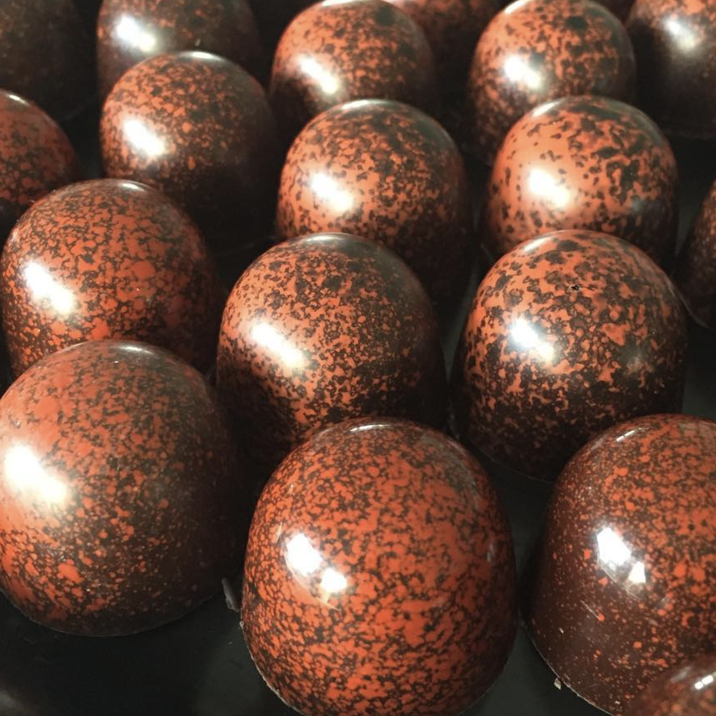 chokladpralin med pumpa och muskatnöt